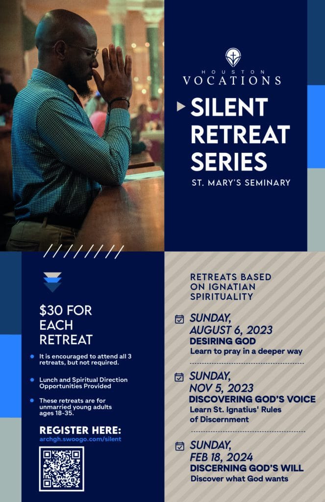 silent retreat series postcard