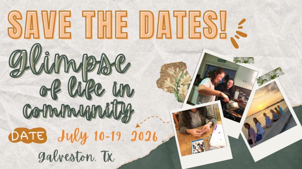 glimpse 2026 save the date